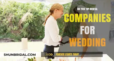 Tipping Etiquette for Wedding Rental Companies