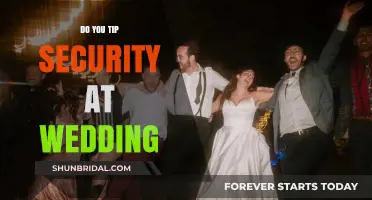 Tipping Wedding Security: Is It Necessary?