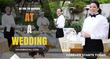 Tipping Etiquette: Should You Tip Wedding Servers?