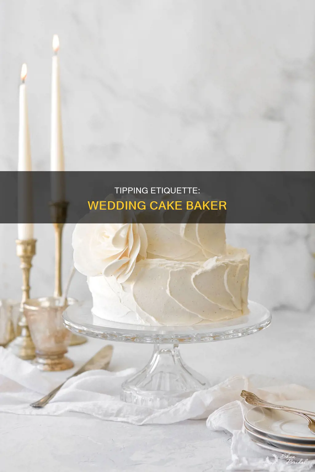 do you tip the baker who makes your wedding cake