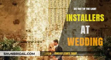 Tipping Etiquette for Wedding Light Installers