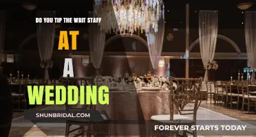 Tipping Etiquette: Should You Tip the Wait Staff at Weddings?