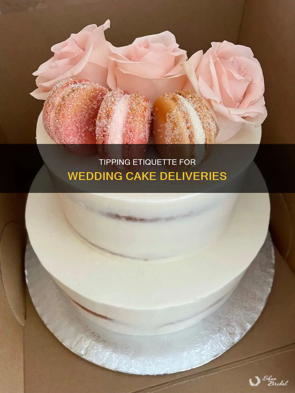 do you tip wedding cake delivery