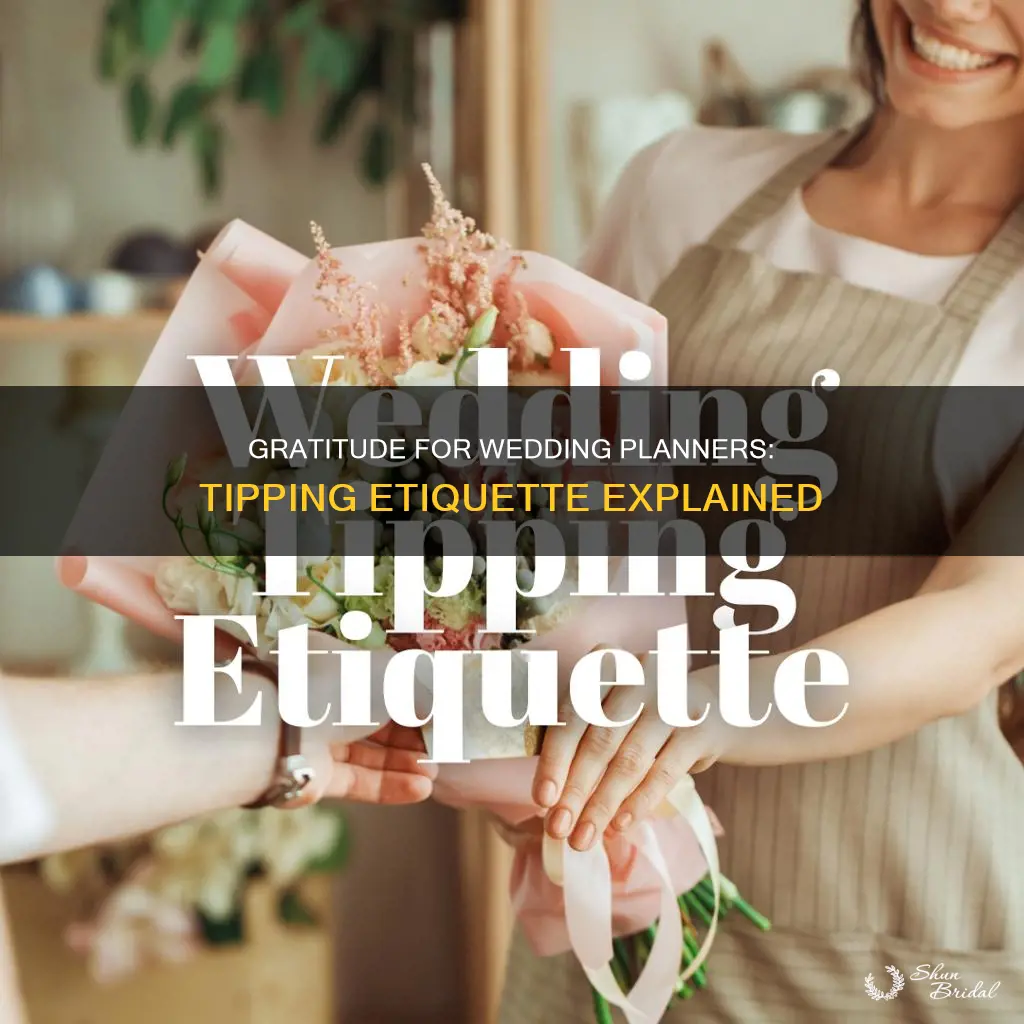 do you tip wedding planners