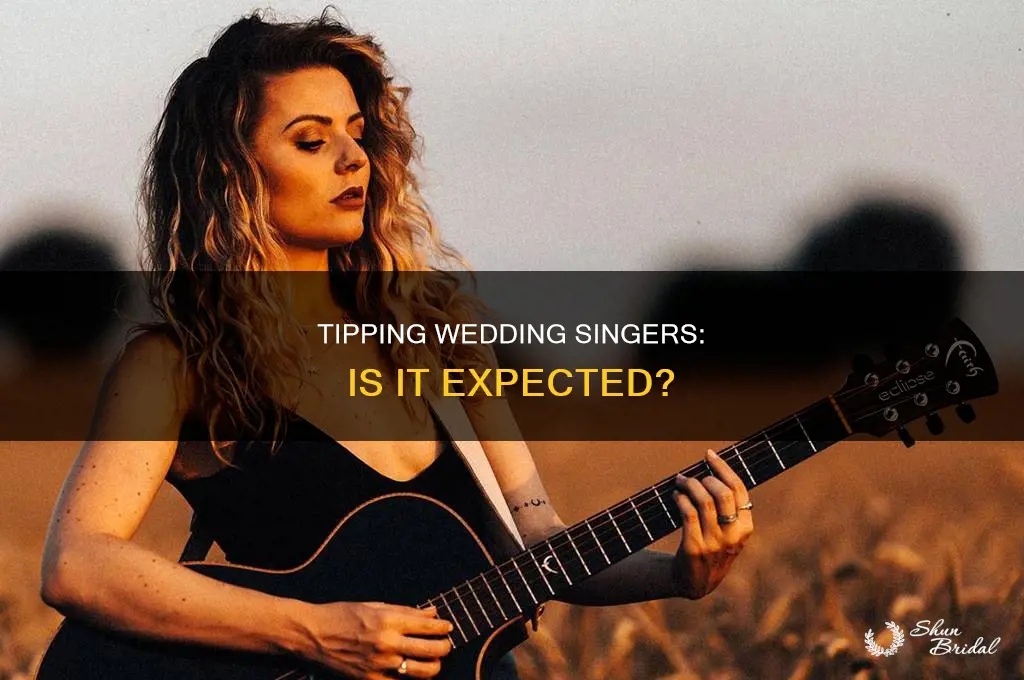do you tip wedding singers