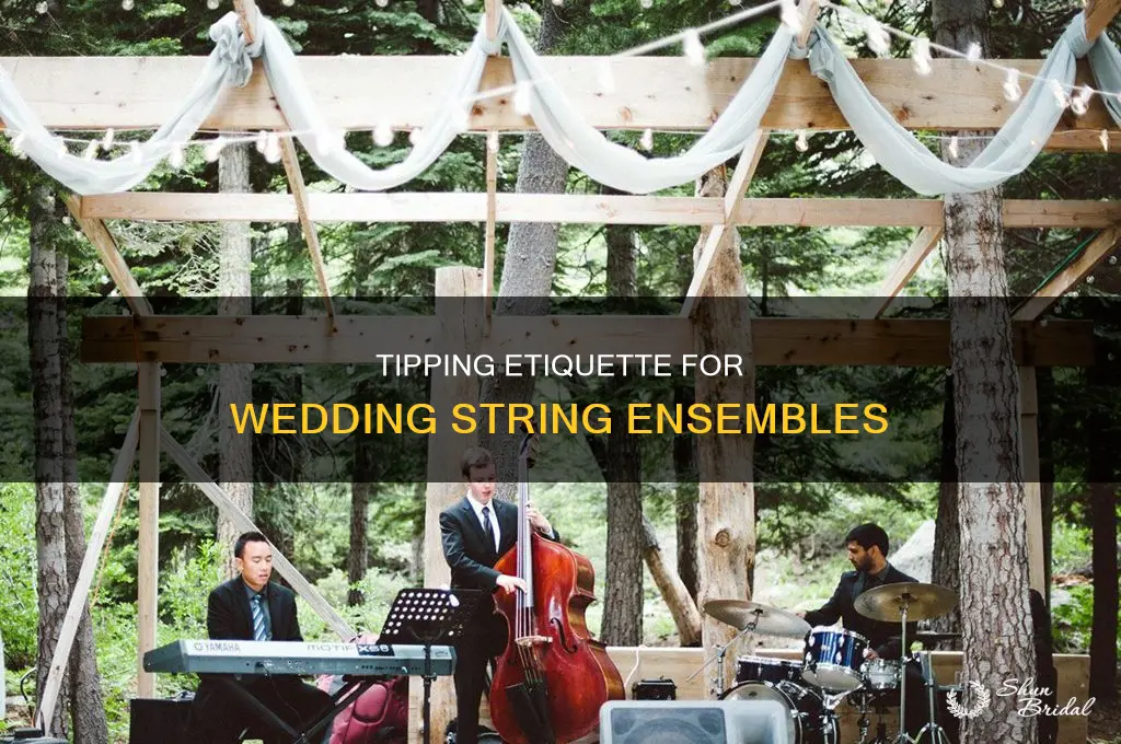 do you tip wedding string ensemble