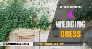 Tipping Etiquette for Wedding Dress Shopping