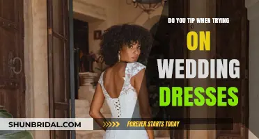 Tipping Etiquette for Trying on Wedding Dresses