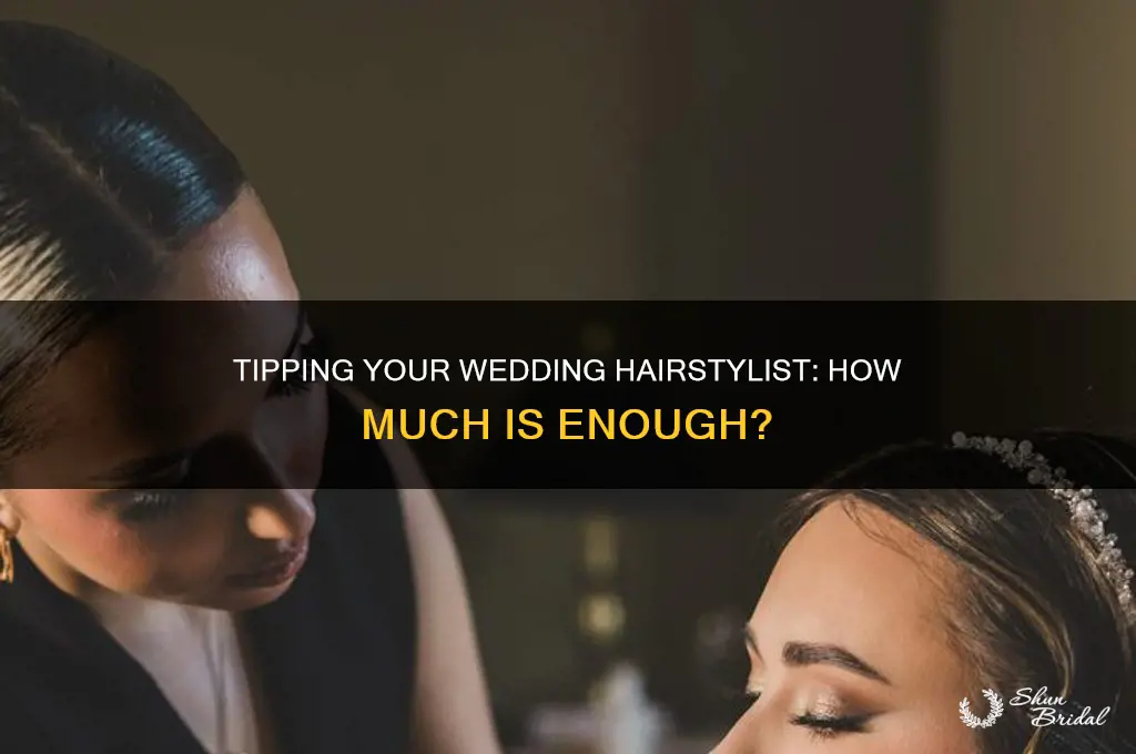 do you tip your hairstylist for a wedding