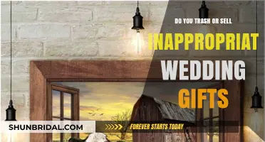 Handling Inappropriate Wedding Gifts: Trash, Sell, or Keep?