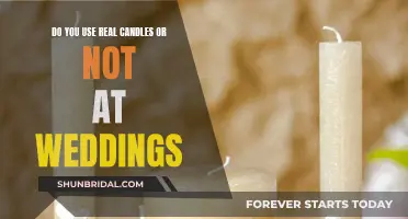 The Wedding Conundrum: Real Candles or Not?