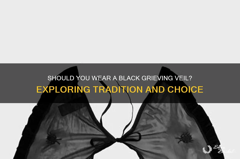 do you want to give black grieving veil