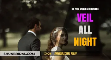 Birdcage Veil Etiquette: Should You Wear It All Night?