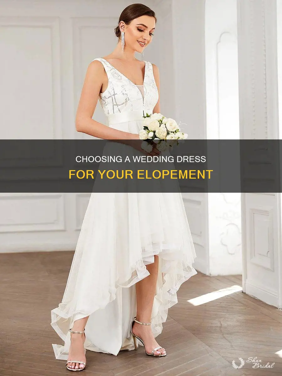 do you wear a formal wedding dress for elopment