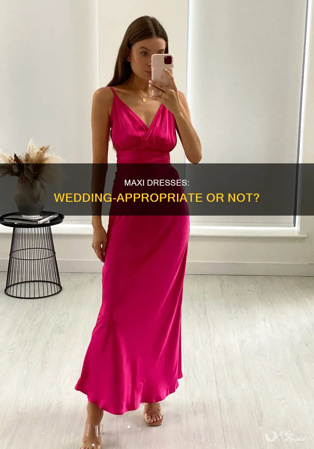 do you wear a maxi dress to a wedding