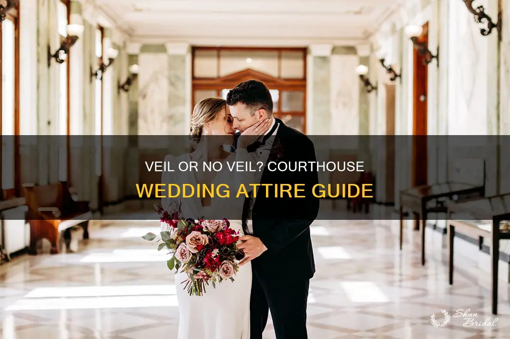do you wear a veil to a courthouse wedding