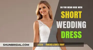 Hose with Short Wedding Dresses: Yay or Nay?