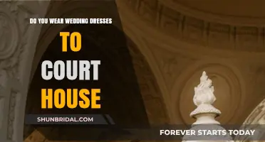Wedding Dresses: Court House Style