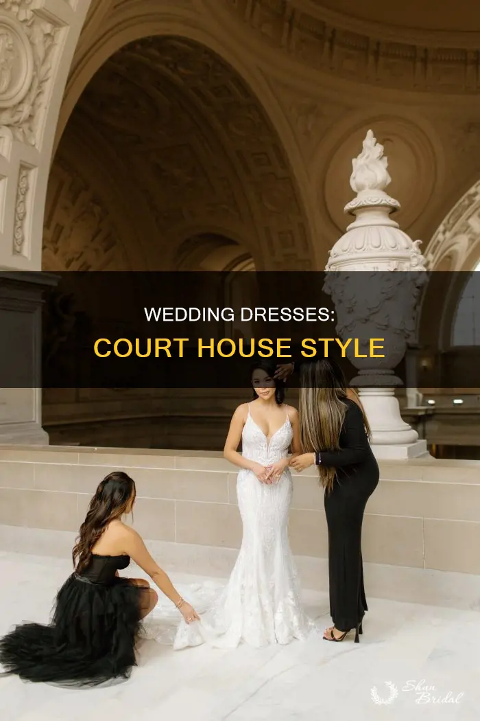 do you wear wedding dresses to court house