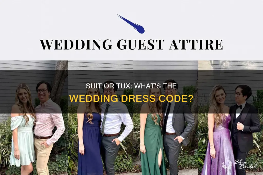 do you where a suit or tux in a wedding