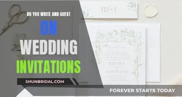 Writing Wedding Invites: Guest Etiquette Explained