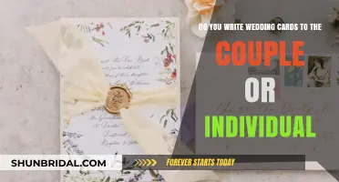 Wedding Card Etiquette: Addressing the Couple or Individuals?