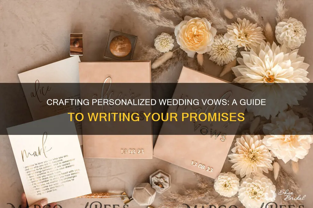 do you write wedding vows