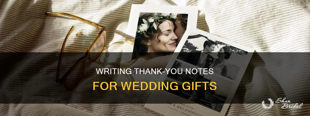 do you write y thank you for a wedding reception