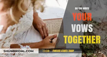 Writing Your Vows Together: A Guide to Crafting Meaningful Wedding Promises