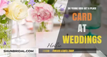 Should Young Kids Have Place Cards at Weddings? Etiquette Explained