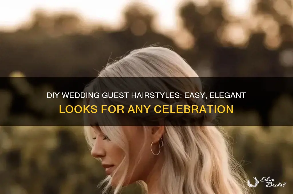 do your own hair wedding guest