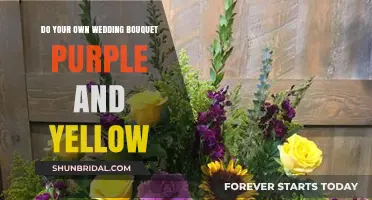 Create Your Own Purple and Yellow Wedding Bouquet