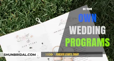 Your Wedding, Your Way: DIY Programs