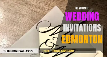 Edmonton DIY Wedding Invites: Crafting Your Special Day