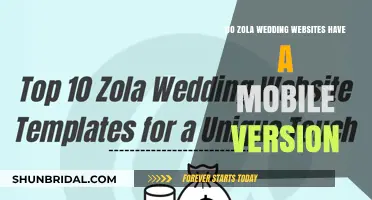 Zola Wedding Websites: Mobile-Friendly?
