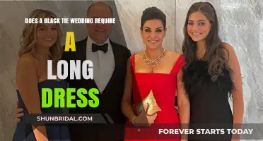 Black Tie Wedding: Long Dress or Not?