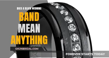 Black Wedding Bands: What's the Meaning?