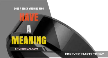 Black Wedding Rings: What's the Meaning?