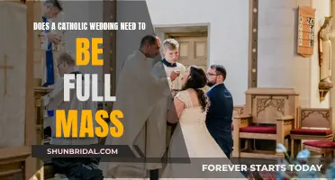 Catholic Wedding: Full Mass or Not?