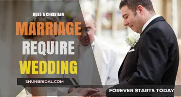 Christian Marriage: Wedding Ceremony Mandatory?