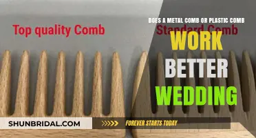 Combs for Wedding: Metal or Plastic?