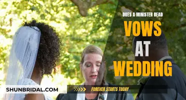 Who Leads Wedding Vows: Minister's Role Explored