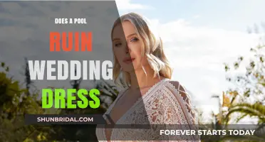 How to Jump in the Pool in a Wedding Dress
