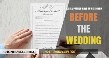 Prenups: Before or After the Wedding?