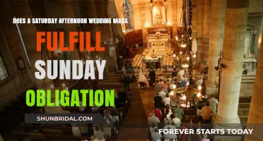 Saturday Wedding Mass: Does It Fulfill Sunday Obligation?