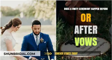 Unity Ceremony Timing: Before or After Wedding Vows Explained