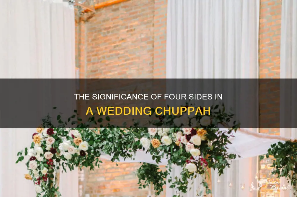 does a wedding chuppah have to have four sides