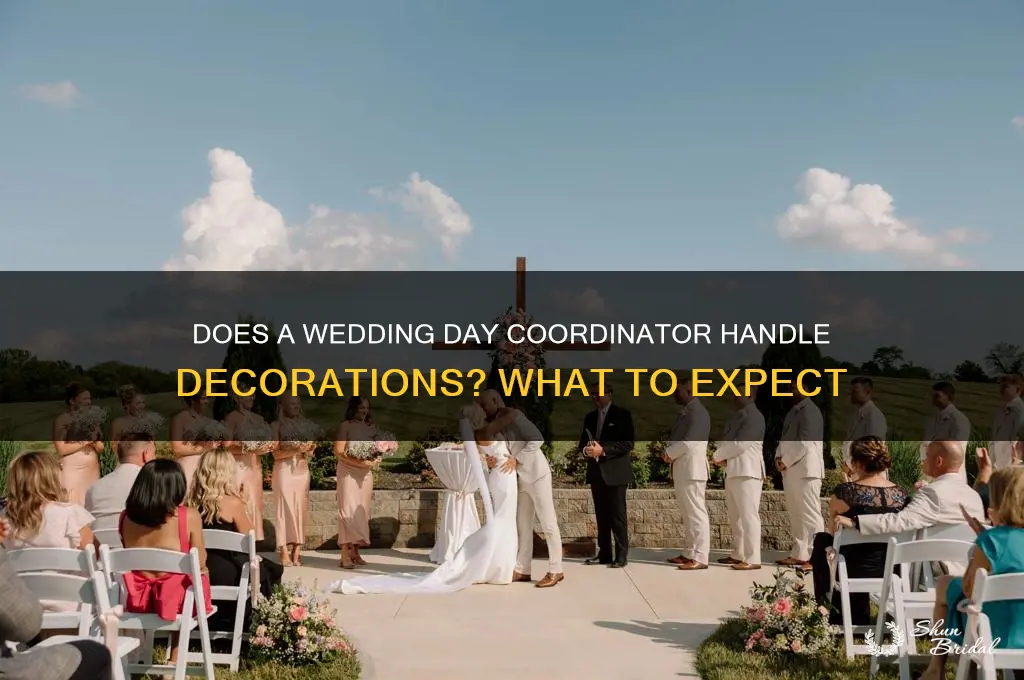 does a wedding day of coordinator decorate