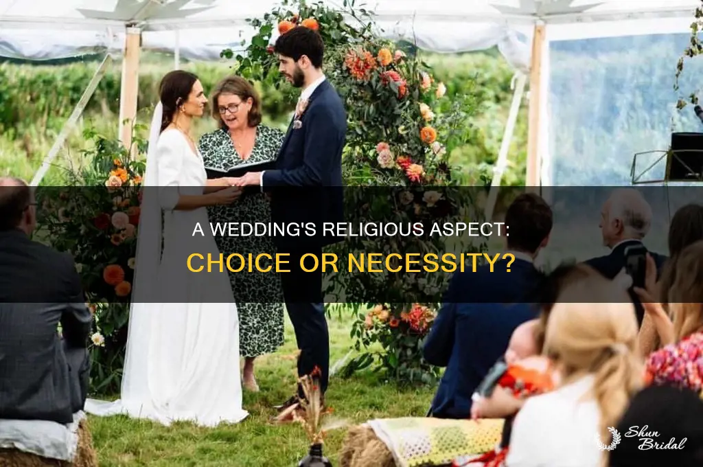 does a wedding have to be religious