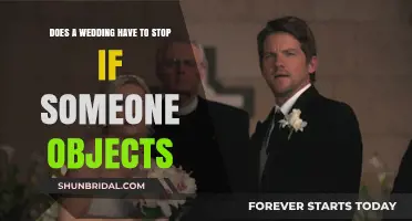 Objections at the Altar: Can Weddings Continue?